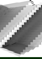 Mexen Kioto-X paroi de douche Walk-in 100 x 200 cm, graphite 10 mm, noir - 800-100-101-70-40-X