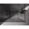 Mexen Kioto-X paroi de douche Walk-in 60 x 200 cm, graphite 10 mm, gun metal - 800-060-101-95-40-X