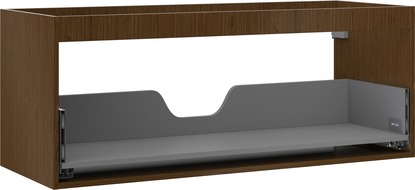 Mexen Box-A corps de meuble sous-lavabo 120 cm, 1 tiroir, noyer - 91AX0-1200-470-1-86