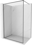 Mexen Kioto-XF paroi de douche Walk-in avec cadre 140 x 202 cm, transparent 10 mm, gris canon brossé - 800-140-104-66-00-X