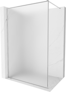 Mexen Kioto-XF paroi de douche Walk-in avec cadre 50 x 202 cm, givré 10 mm, chrome - 800-050-104-01-30-X