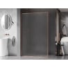 Mexen Kioto-XF panneau de douche Walk-in avec cadre 90 x 202 cm, givré 10 mm, cuivre brossé - 800-090-104-65-30-X