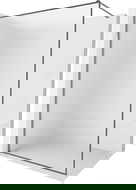 Mexen Kioto-XF paroi de douche Walk-in avec cadre 60 x 202 cm, verre givré 10 mm, armature en métal gun - 800-060-104-95-30-X