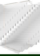 Mexen Kioto-XF paroi de douche Walk-in avec cadre 130 x 202 cm, verre givré 10 mm, nickel brossé - 800-130-104-97-30-X