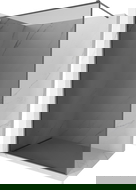 Mexen Kioto-XF paroi de douche à l'italienne avec cadre 110 x 202 cm, graphite 10 mm, métal bronzé - 800-110-104-95-40-X