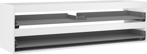 Mexen Box-A boîtier de meuble sous-lavabo 160 cm, 2 tiroirs, blanc mat - 91AX0-1600-470-2-01