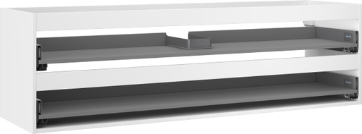 Mexen Box-A caisson de meuble sous-lavabo 160 cm, 2 tiroirs, blanc mat - 91AX0-1600-470-2-01