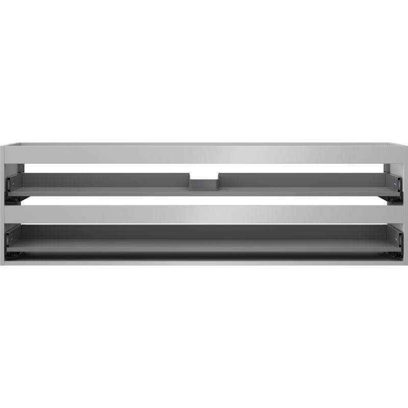 Mexen Box-A corps de meuble sous-lavabo 160 cm, 2 tiroirs, gris mat - 91AX0-1600-470-2-62