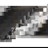Mexen Kioto-X L panneau de douche Walk-in 120 x 200 cm, transparent 10 mm, or brossé - 800-120-107-55-00-X