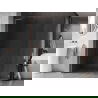 Mexen Kioto-X L cloison de douche Walk-in 100 x 200 cm, transparent 10 mm, cuivre brossé - 800-100-107-65-00-X