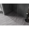 Mexen Kioto-X L paroi de douche Walk-in 50 x 200 cm, transparent 10 mm, gris canon brossé - 800-050-107-66-00-X