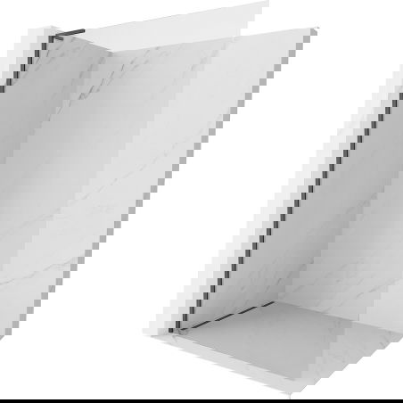 Mexen Kioto-X L paroi de douche Walk-in 60 x 200 cm, transparent 10 mm, gris canon brossé - 800-060-107-66-00-X