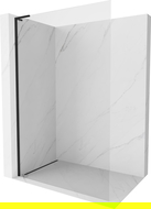 Mexen Kioto-X L paroi de douche Walk-in 60 x 200 cm, transparent 10 mm, noir - 800-060-107-70-00-X