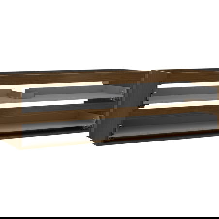 Mexen Box-A caisson meuble sous-vasque 160 cm, 2 tiroirs, noyer - 91AX0-1600-470-2-86