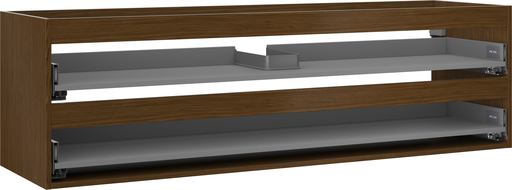 Mexen Box-A caisson meuble sous-vasque 160 cm, 2 tiroirs, noyer - 91AX0-1600-470-2-86