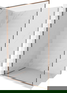 Mexen Kioto-XF L paroi de douche Walk-in avec cadre 110 x 202 cm, transparent 10 mm, or rose - 800-110-174-60-00-XF