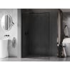 Mexen Kioto-XF L paroi de douche Walk-in avec cadre 100 x 202 cm, transparent 10 mm, noir - 800-100-174-70-00-XF
