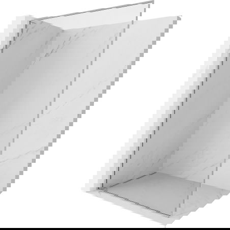 Mexen Kioto-F L Paroi de douche à l'italienne avec cadre 95 x 202 cm, transparent 8 mm, chrome - 800-095-174-01-00