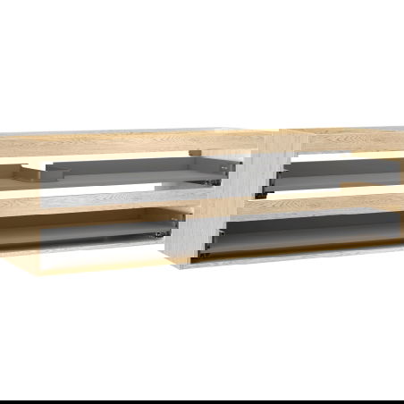 Mexen Box-A caisson pour meuble sous-vasque 160 cm, 2 tiroirs, chêne - 91AX0-1600-470-2-81