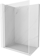 Mexen Kioto-F L paroi de douche Walk-in avec cadre 60 x 202 cm, transparent 8 mm, blanc - 800-060-174-20-00