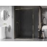 Mexen Kioto-F L paroi de douche Walk-in avec cadre 60 x 202 cm, transparent 8 mm, or - 800-060-174-50-00