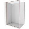 Mexen Kioto-F L paroi de douche à l'italienne avec cadre 95 x 202 cm, transparent 8 mm, cuivre brossé - 800-095-174-65-00