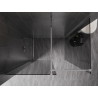 Mexen Kioto-X paroi de douche Walk-in 130 x 110 cm, transparent 10 mm, chrome - 800-130-202-01-00-110-X