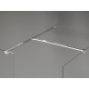 Mexen Kioto-X paroi de douche Walk-in 160 x 110 cm, transparent 10 mm, chrome - 800-160-202-01-00-110-X