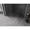 Mexen Kioto-X paroi de douche Walk-in 110 x 110 cm, transparent 10 mm, blanc - 800-110-202-20-00-110-X
