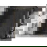 Mexen Kioto-X paroi de douche Walk-in 140 x 100 cm, transparent 10 mm, doré - 800-140-202-50-00-100-X