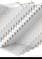 Mexen Kioto-X paroi de douche Walk-in 160 x 80 cm, transparent 10 mm, or rose - 800-160-202-60-00-080-X