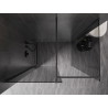 Mexen Kioto-X paroi de douche Walk-in 140 x 120 cm, transparent 10 mm, gun metal - 800-140-202-95-00-120-X