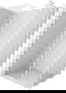 Mur de douche Mexen Kioto-XF Walk-in avec cadre 120 x 100 cm, transparent 10 mm, blanc - 800-120-202-04-20-100-XF