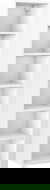 Mexen Box-A corps de colonne de salle de bain 35 cm, blanc mat - 91AX1-1600-300-1-01