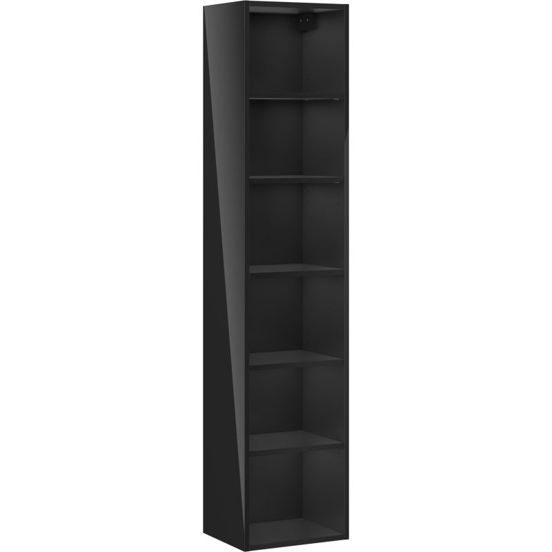 Mexen Box-A corps de colonne de salle de bain 35 cm, noir brillant - 91AX1-1600-300-1-70