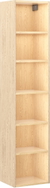 Mexen Box-A corps de colonne de salle de bain 35 cm, chêne - 91AX1-1600-300-1-81