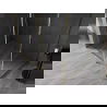 Mur de douche Mexen Kioto-XF Walk-in avec cadre 130 x 120 cm, 10 mm transparent, doré - 800-130-202-04-50-120-XF