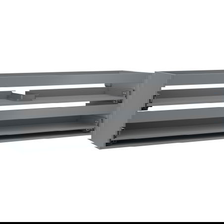 Mexen Box-A corps de meuble sous-lavabo 160 cm, 2 tiroirs, gris mat - 91AX0-1600-470-2-66