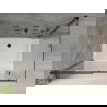 Cabine de douche coulissante Mexen Omega 100 x 70 cm, transparente, noire + receveur plat, blanc - 825-100-070-70-00-4010B
