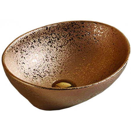 Mexen Elza lavabo à poser 40 x 33 cm, cuivré - 21014051