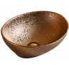 Mexen Elza lavabo à poser 40 x 33 cm, cuivré - 21014051