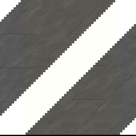 Mexen Steel Black échantillon de panneaux vinyles 610 x 305 mm SPC 6,5 mm, sous-couche IXPE 1,5 mm, 4 V-Fuge, Pierre - F1148-S