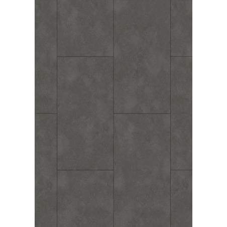Mexen Steel Black échantillon de panneaux vinyles SPC 6,5 mm, sous-couche IXPE 1,5 mm, 4 V-Fuga, Pierre - F1148-S