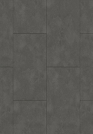 Mexen Steel Black échantillon de panneaux vinyles SPC 6,5 mm, sous-couche IXPE 1,5 mm, 4 V-Fuga, Pierre - F1148-S