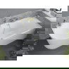 Mexen Mia baignoire autoportante d'angle droite 140 x 75 cm, blanche, trop-plein doré - 52691407500P-50