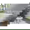 Baignoire Mexen Mia autoportante d'angle gauche 160 x 80 cm, blanche, trop-plein blanc - 52691608000L-20