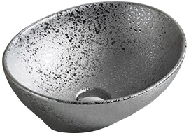 Mexen Elza lavabo de comptoir 40 x 33 cm, Argent - 21014052