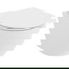 Mexen Lena cuvette WC Rimless Tornado avec abattant slim à descente lente, duroplast, blanc brillant - 30220400T