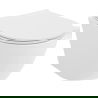 Mexen Lena cuvette WC Rimless Tornado avec abattant slim à descente progressive, duropastique, blanc brillant - 30220500T