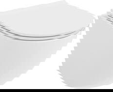 Mexen Lena cuvette WC Rimless Tornado avec abattant slim à descente progressive, duropastique, blanc brillant - 30220500T